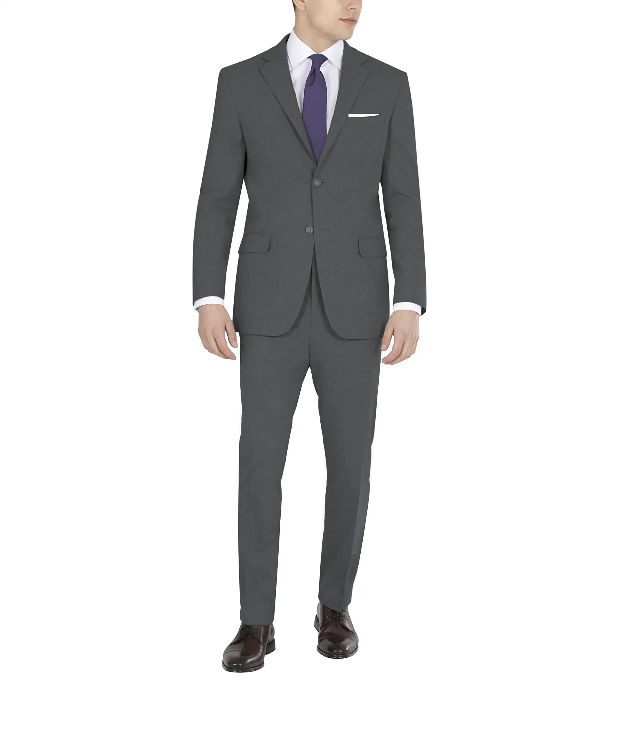 Terno do homens Double Breasted personalizado OEM ternos de negócios dos homens & Blazer lã/poliéster Plus tamanho masculino
