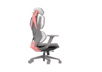 Chaise de bureau ergonomique et colorée pour le gaming avec accoudoirs réglables, support dorsal haut et coussin respirant pour longues sessions de jeu