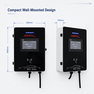เครื่องชาร์จรถยนต์ไฟฟ้า AMPPAL AC CCS 7kW แบบติดผนัง พร้อมสายชาร์จยาว 5 เมตร ใหม่ ได้รับการรับรองมาตรฐาน IP65 CE และ TUV - Product Image 3