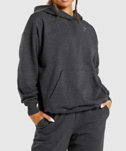 Sudadera con capucha de invierno de alta calidad para mujer, nueva moda, prendas de vestir informales, vestidos, fabricante OEM, venta al por mayor, precio barato tejido - Product Image 2