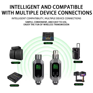 U2 PA System <strong>Wireless</strong> XLR Plastic Microphone Transmitter Receiver - Product Image 5