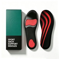 Semelles orthopédiques à soutien de la voûte plantaire, inserts pour chaussures pour pieds plats et fasciite plantaire, réduisent la douleur au talon et à la cheville