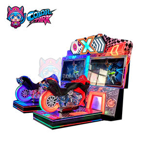 Machine de jeu d'arcade à pièces de monnaie de simulation de course de <span class=keywords><strong>moto</strong></span> GP dynamique de haute qualité et luxueuse de couleur vive - Product Image 5