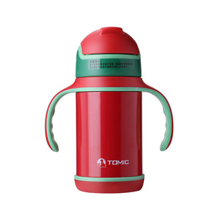 TOMIC Tasse à paille pour enfants en acier inoxydable 316 isolée pour enfants de 1 à 3 ans, petite capacité - Product Image 4