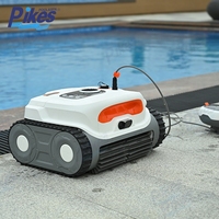 Robot de nettoyage de piscine intelligent de haute technologie charge sans fil Pikes BN Pro Machine automatique d'aspiration des eaux usées de piscine