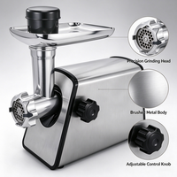 Hachoir à viande électrique en acier inoxydable 1600W avec anneau de verrouillage rapide |   2,5 kg/min Haute production OEM