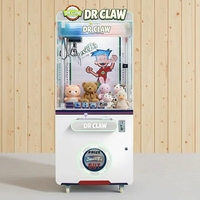 Machine de jeu d'arcade à pièces bon marché pour parc d'attractions, machine à griffes de type distributeur automatique avec accepteur de billets