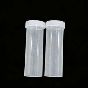 Transparent <b>Plastic</b> Cryogenic Tubes 100ml Screw Cap PP Material Reusable For General Packaging - Product Image 2