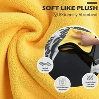 Thick Microfiber Cleaning Towels, Quick Drying Soft Cloths for Auto Detailing, Car Washing and Daily Household Cleaning