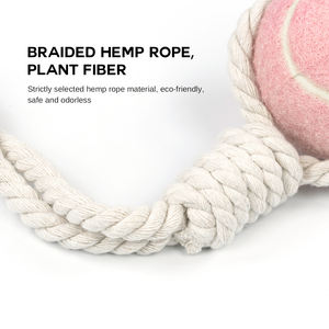 Nouveauté Jouet pour <span class=keywords><strong>chien</strong></span> personnalisé luxueux et fonctionnel en tissu de caoutchouc vibrant interactif Corde tissée blanche pour <span class=keywords><strong>chien</strong></span> - Product Image 5