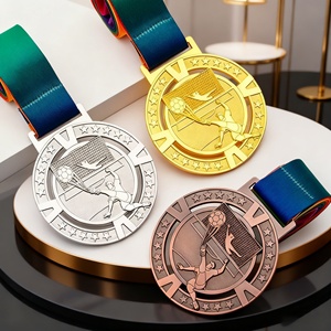 Medalla de Metal Personalizada de Alta Calidad para Fisicoculturismo y Fitness, Trofeo Sublimado para Campeones de Juegos - Product Image 2