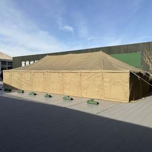 Tente de camping en toile robuste personnalisée 12x6M pour 30-40 personnes, idéale pour le désert, facile à assembler, en vente - Product Image 2