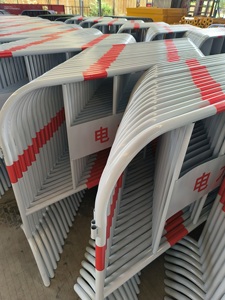 Geçici çit kolayca monte taşınabilir Metal çelik barikat yol trafik kalabalık kontrolü güvenlik bariyeri - Product Image 6