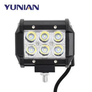 Barra de luz Led de trabajo para coche, foco antiniebla DE 18w, 4x4, piezas de automóvil, 1 unidad