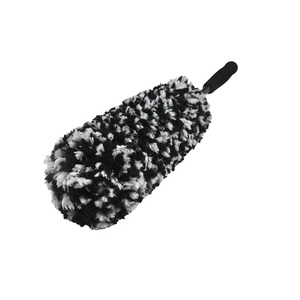 Màu đen và trắng vật nuôi Khăn lau bụi với chống trượt dễ dàng kiểm soát xe chi tiết Kit mềm nhựa sạch công cụ xe bàn chải làm sạch - Product Image 4