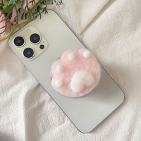 Support de téléphone de bureau mini étanche avec fonction anti-rayures motif chat, vente directe usine, usage personnel