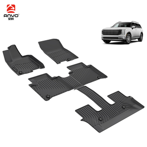 Alfombrillas 3D TPE para Coche, para Todo Clima, para Hyundai Palisade <span class=keywords><strong>Hybrid</strong></span> 2026, 7 y 8 Plazas, Alfombrillas de Invierno - Product Image 2