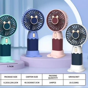 Summer Mini USB Rechargeable Water Mist <span class=keywords><strong>Fan</strong></span> Handheld Foldable Design Supply for Students English Plastic - Product Image 3