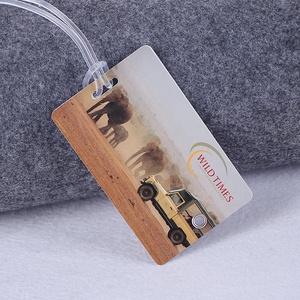 Etiqueta de equipaje de viaje de PVC de moda personalizada etiquetas de identificación de equipaje para maleta nombre pegatina bolsa etiqueta de identificación - Product Image 2