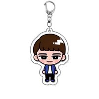 Anime Attack Titan Q Version, pendentif porte-clés en alliage d'acier inoxydable, imprimé en relief, dessin animé, bijoux cosplay, cadeau pour fan