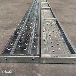Derfon vente en gros Q235 échafaudage passerelle construction planche d'acier 2m 3m <span class=keywords><strong>4m</strong></span> panneau d'échafaudage galvanisé - Product Image 3