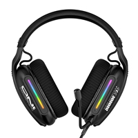 Casque de jeu ONIKUMA X12 pour joueurs professionnels vente en gros d'écouteurs de jeu à lumière RVB casque filaire casque supra-auriculaire avec micro