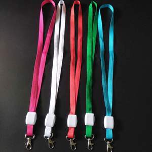 Lanyard LED Blanco con Luz Intermitente Controlada a Distancia, con Impresión Personalizada OEM, para Conferencias y Fiestas, con Batería de Botón, Gran Venta - Product Image 3