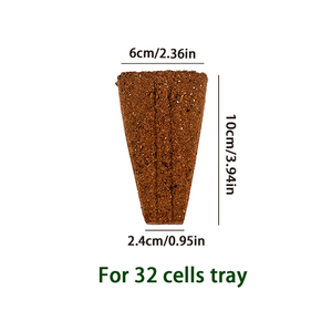 Khối mùn cưa dừa 32 ô dùng làm giá thể ươm cây, trồng rau, cây con, cành cấy - Product Image 2