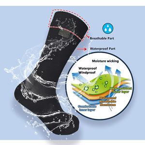 100% impermeable Coolmax calificación invierno calcetines térmicos al aire libre Wudu musulmán pesca ciclismo senderismo frío cálido calcetines impermeables - Product Image 2