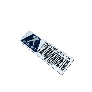 Custom Qr <strong>Code</strong> Label Weather Resistance Barcode Tag <strong>Serial</strong> <strong>Number</strong> Assert Tag with Adhesive - Product Image 4
