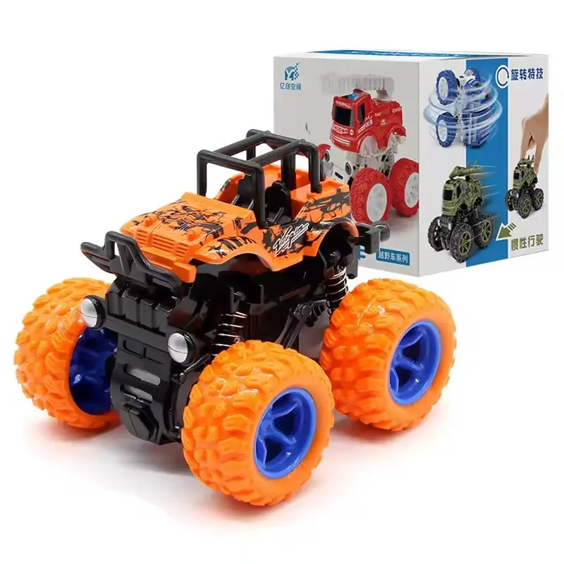 Véhicule tout-terrain à quatre roues motrices pour enfants simuler le modèle de voiture cascadeur jouet jouets éducatifs enfants cadeau voiture jouets