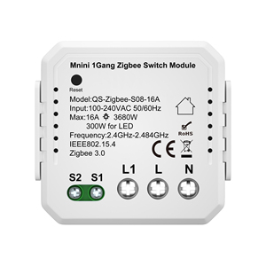 Módulo de Interruptor Inteligente Estándar de la UE, Corriente 16A, Voltaje 100-240V, Control Mediante la Aplicación Tuya Smart - Product Image 3