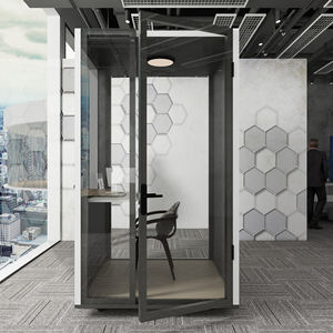 Ufficio riunione Pod cabina telefonica insonorizzata come cabina per la Privacy Pod acustici in vetro cavo suono <span class=keywords><strong>Mini</strong></span> ufficio Pod cabina del telefono - Product Image 1