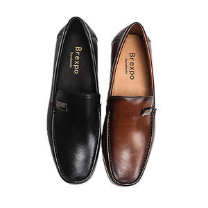 Chaussures habillées en cuir pour hommes, style nouveau, chaussures décontractées, antidérapantes et confortables, faites à la main, pour mariage et banquet - Product Image 1