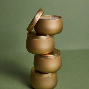 Kapaklı mum teneke 4oz 8oz teneke konteynerler Metal dikişsiz toplu malzemeleri toptan boş mum kutuları - Product Image 6
