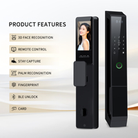 Kunci Pintar AI Bluelock TTLock untuk Sidik Jari, Kata Sandi, Kartu RFID, WiFi, Pengenal Wajah 3D, Keamanan Visual, Harga Pabrik
