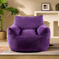 Fauteuil paresseux transfrontalier pour le commerce extérieur, en éponge compressée sous vide, pouf décontracté pour une personne