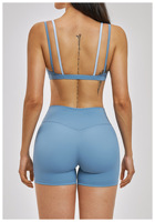 Logo personnalisé, nouveau haut de yoga 2 en 1, soutien-gorge de yoga, hauts de sport de haute qualité pour femmes, vêtements pour femmes