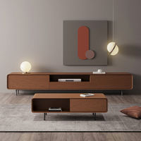 Meubles de salon Meuble TV moderne en bois massif pour la maison Meuble TV au design de luxe pour salon