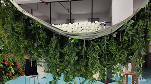 Plante verte artificielle <span class=keywords><strong>décoration</strong></span> <span class=keywords><strong>de</strong></span> plafond faux plafond plante suspendue artificielle feuilles arbre vigne <span class=keywords><strong>décoration</strong></span> - Product Image 4