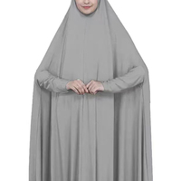 Robe Abaya Thobe Musulmane de Ramadan à Couverture Complète avec Hijab pour Femme - Vente en Gros