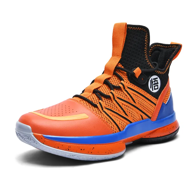 Custom Mode Basketbal Schoenen Chaussure De Basket-Ball Groothandel Basketbal Schoenen High-Top Anti-Slip Sport Basketbal schoenen