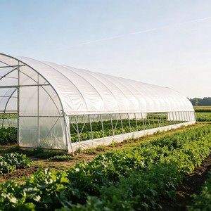 <span class=keywords><strong>Serre</strong></span> agricole chinoise multi-travées de grande taille à faible coût avec structure en acier galvanisé et couverture en PE - Product Image 2