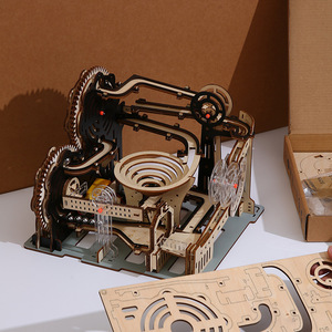 Juguete Educativo STEM de Construcción de Pistas de Canicas, Juguete de Aprendizaje de Física que Enseña Gravedad, Movimiento y Mecánica a Través del Divertido Juego de Ensamblaje - Product Image 1