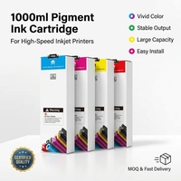 Cartouche d'encre pigmentée 1000ML ZHIMO S-7280 S-7281 S-7282 S-7283 pour imprimante Riso Comcolor GD9630 GD9631 GD7330