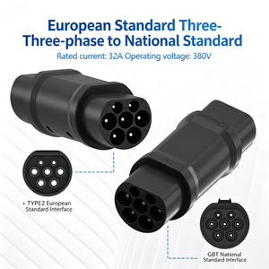 Adaptateur de chargeur de voiture électrique CCS2 norme européenne vers GB/T 1 3 phases 16-32A 250V norme chinoise - Product Image 6
