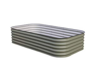 Cama de jardín elevada de Aluzinc, caja de macetero para exteriores, para cultivo - Product Image 4