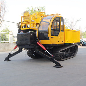 Fabrikpreis 8 Tonnen Hydraulischer Raupendumper Heimgebrauch Gummiketten-<span class=keywords><strong>Dumper</strong></span> Garten-Raupentransporter mit Holzgreifer - Product Image 4
