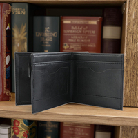 Pour Boshiho personnalisé court RFID portefeuille tours de magie flamme scène rue Illusions Gimmick accessoires fermeture ouverte feu magicien carte