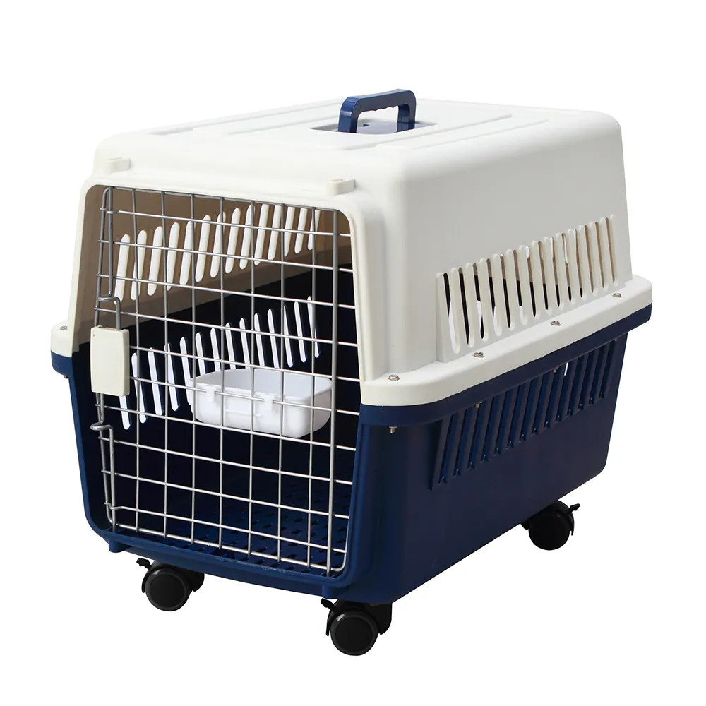 high quality Newest Design Kennel Pet Cage Breathable Pp Plastic Cage Dog House For Small Pet
